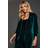 Dorothy Perkins Women's Petite Velvet Blazer Relaxed Fit - Dark Green
