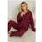 PixieGirl Petite Cotton Check Pyjama Set - Red/Black