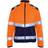 Blåkläder 4877 Hi-Vis Softshell Jacket - Orange/Navy Blue