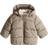 H&M Water Repellent Puffer Jacket - Greige/Dogs (1232175001)