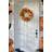 Living and Home Artificial Pre-lit Autumn Harvest Wreath with Maple Leaves Orange Decoration