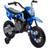 Aiyaplay Electric Motorcycle with Twist Grip Throttle Blue