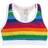 TomboyX Racerback Soft Bra - Rainbow Pride Stripes