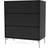 Montana Furniture Carry with Legs Black/Chrome Chest of Drawer 69.6x82.2cm
