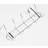 OHS Iron Over Door Silver Coat Hook