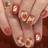 Shein 24 Pieces Of European And American Short Style Bright Halloween Orange Pumpkin Cute Ghost Flower Design Decorative Nail Patches, Fully Covered Fake Nail Art Patches, Nail Art Supplies, Versatile Daily Wear Nail Set, Suitable For Office Women, Parties, Dates, And Daily Wear To Decorate Your Nails And Enhance Your Fashionable Taste Of Nails Press On Nails 24-pack