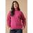 Oasis Womens Jumper Ribbed High Neck Berry Knit Long Sleeve - Desert Rose