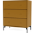 Montana Furniture Carry with Legs Amber/Black Chest of Drawer 69.6x82.2cm