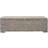 vidaXL Box Grey 110 cm Natural Kubu Rattan Solid Wood Storage Bench