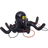 Shein Inflatable Decorations Halloween Party Inflatable Throwing Game Set - Octopus And Spider Ring Black