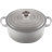 Le Creuset Signature Cast Iron Round Mist Grey with lid 6.7 L 28 cm