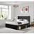 Bedsland Divan Bed with Mattress & Storage Black Frame Bed