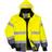 Portwest C465 Hi-Vis 3-in-1 Contrast Bomber Jacket - Yellow/Grey