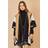 Yumi Colour Block Cape - Brown