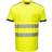 Portwest T181 PW3 Hi-Vis Cotton Comfort T-shirt - Yellow/Navy