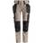 Snickers Workwear 6208 Litework Trousers Khaki\Black