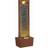 Teamson Home LED Waterfall Fountain with Pebble Base - Red Rock