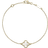 Van Cleef & Arpels Sweet Alhambra Bracelet - Gold/White
