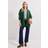 Dorothy Perkins Green Longline Cable Cardigan In Bottle Green