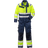 Fristads 8026 GPLU High Vis Coverall - Yellow/Navy