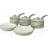 Swan Retro Green Cookware Set with lid 5 Parts