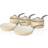Swan Retro Cream Cookware Set with lid 5 Parts