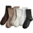 Shein Girls Ins Style Lolita Fashion Romantic All-Match Color Ruffled Crew Socks with Skirt 6-pairs