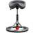 Backapp 2.0 Smart Leather Red Ball/Black/Polished Aluminum Saddle Chair 81cm