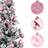 Shein 24pcs Pink Balls Matte Christmas Tree Ornament