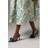 Coast Women's Wide Fit Tamara Satin Bow Sling Back Stiletto Court Shoes - Green
