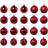 IKEA VINTERFINT Red Christmas Tree Ornament 7cm 20pcs