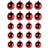 IKEA VINTERFINT Ball Red Christmas Tree Ornament 20pcs