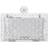 Carvela Cristallo Clutch Bag Silver
