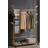 Living and Home Bamboo Garment Rack with Bottom Shelf Clothes Rack