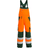 FE Engel 3501-775 Bib Work Pants - Orange/Green
