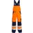 FE Engel 3501-775 Bib Work Pants - Orange/Navy