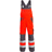 FE Engel 3501-775 Bib Work Pants - Red/Grey