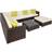 tectake Marbella - Brown Outdoor Lounge Set