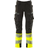 Mascot Byxor Med Knäfickor Accelerate Safe Arbetsbyxa Full Stretch - Svart/Hi-vis Gul