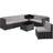 tectake Verona - Black Outdoor Lounge Set