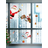 Shein Christmas Snowflake Window Stickers For Glass Multicolor Window Film 43pcs