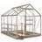 Halls Greenhouses Popular 86 5m² Silver Aluminum Glass