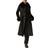 James Lakeland Black Faux Fur Coat - Black