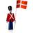 Kay Bojesen Fanebærer Lille Dekorationsfigur 29.5cm