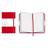 Moleskine Red Ruled Notebook Large