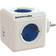 allocacoc Regleta PowerCube BXPC1200 Azul, 4 tomas USB