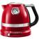 KitchenAid Bollitore Elettrico A Temperatura Regolabile 1.5 L - Artisan Rosso Mela Metallizzato