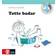 Totte badar (Inbunden)