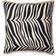 Classic Collection Zebra Cojín de Decoración Completo Negro (50x50cm)