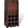 vidaXL Antique Wooden Range-bouteilles 27x79cm